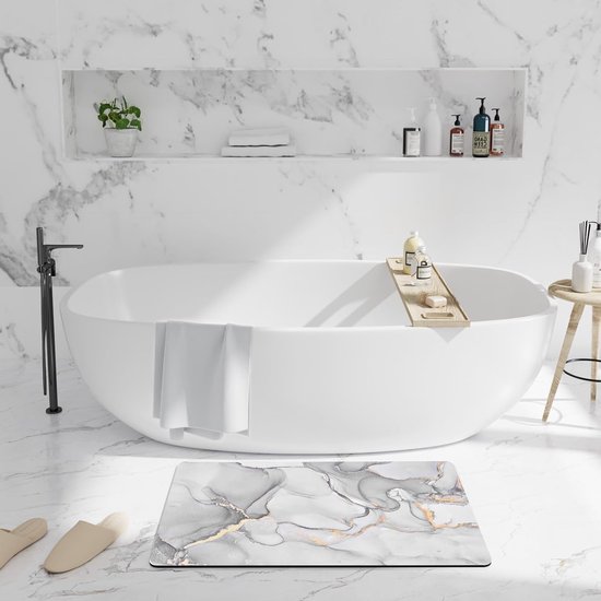 Tapis de bain antidérapant 40 x 60 cm, tapis de salle de bain super  absorbant, tapis
