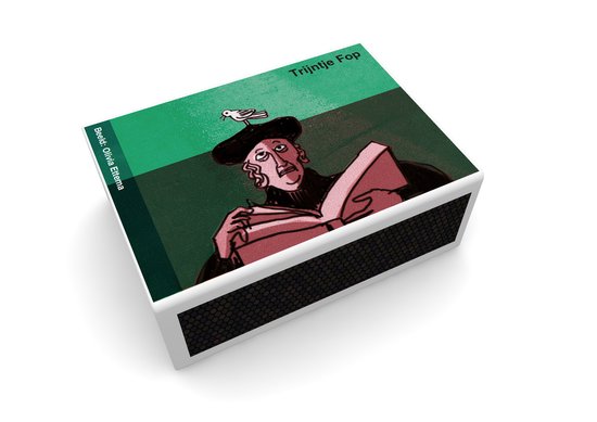 Olivia Ettema - Trijntje Fop - Op een grasmus - Unieke handgemaakte uitgave verpakt in een luxe geschenkdoos van MatchBoox - Kunstboeken