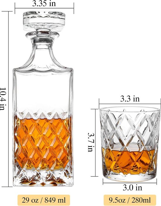 De nadelen van een whisky karaf met lood erin • Referentie Controle