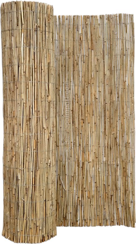 H4L Rieten mat tegen inkijk rieten mat natuur inkijkbescherming windscherm riet 300x30cm