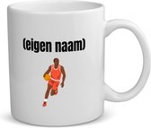 Akyol - basketbal man met eigen naam koffiemok - theemok - Basketbal - iemand die op basketbal zit - sport - bal - wedstrijdsport - verjaardag cadeau - kado - 350 ML inhoud