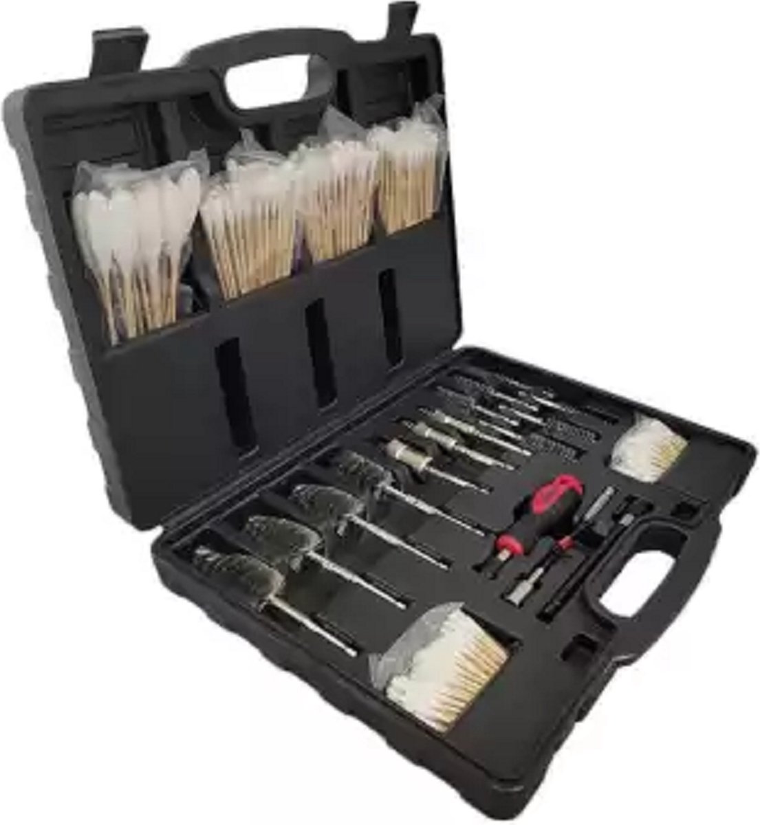 Injectorzitting reiniging set-peciale set voor het efficiënt reinigen van diesel injectorgaten & injectorzittingen. Geschikt voor breed assortiment voertuigen.