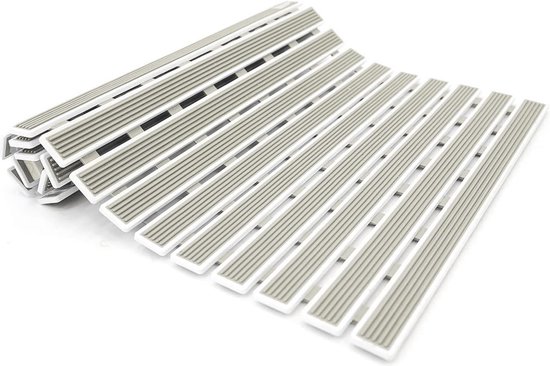 Tatkraft Shell Hoekdouchemat, 58 x 58 cm, gemaakt in Italië, schimmelbestendig, antislip douchemat van pvc, dik, perfect voor ouderen en kinderen, machinewasbaar, wit Tatkraft Shell Hoekdouchemat, 58 x 58 cm, gemaakt in Italië, schimmelbestendig, antislip douchemat van pvc, dik, perfect voor ouderen en kinderen, machinewasbaar, wit