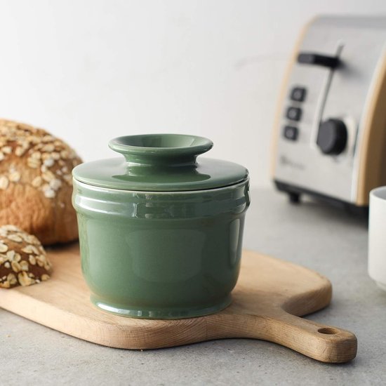 Waterafdichting Boterpot Franse Botervloot, 280 G Watergekoeld, Keramische Botervloot Met Waterlijn, Kerstcadeau Voor De Keuken Keramische Boterpot Waterafdichting Boterpot Franse Botervloot, 280 G Watergekoeld, Keramische Botervloot Met Waterlijn, Kerstcadeau Voor De Keuken Keramische Boterpot