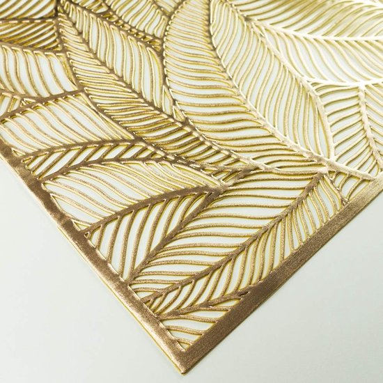 ABAKUHAUS Kerstmis- Placemat Set van 4, Nieuwjaarsviering, Wasbare Stoffen Placemat voor Eettafel, Green Maroon