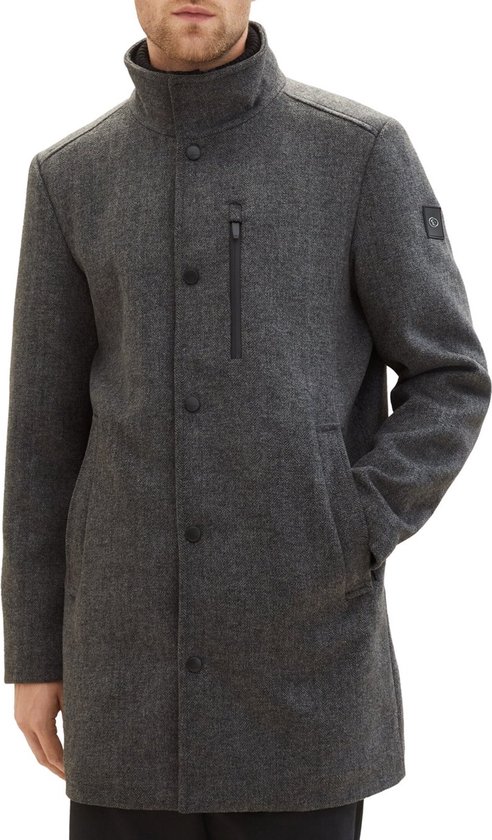 TOM TAILOR wool coat 2 in 1 Heren Jas - Maat XXXL