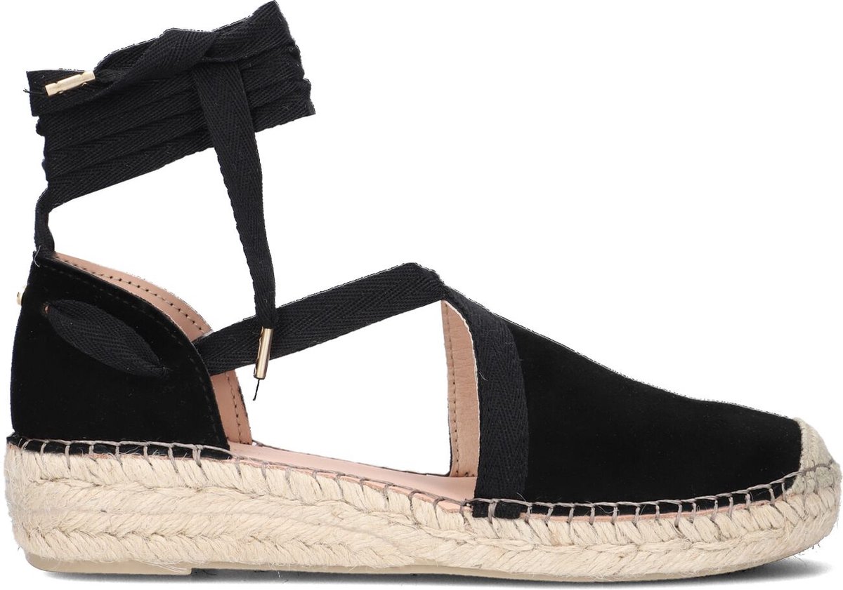 Fred De La Bretoniere 152010257 Espadrilles Dames Zwart Maat