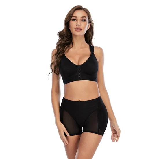 Linorie Boxer Push-Up pour les hanches - Zwart - M