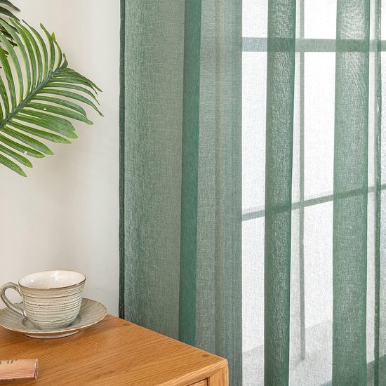 Gardinenbox Voile - Cortina Transparente Con Ojales, 100