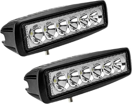 2x 18W Led Werklampen voor Tractor