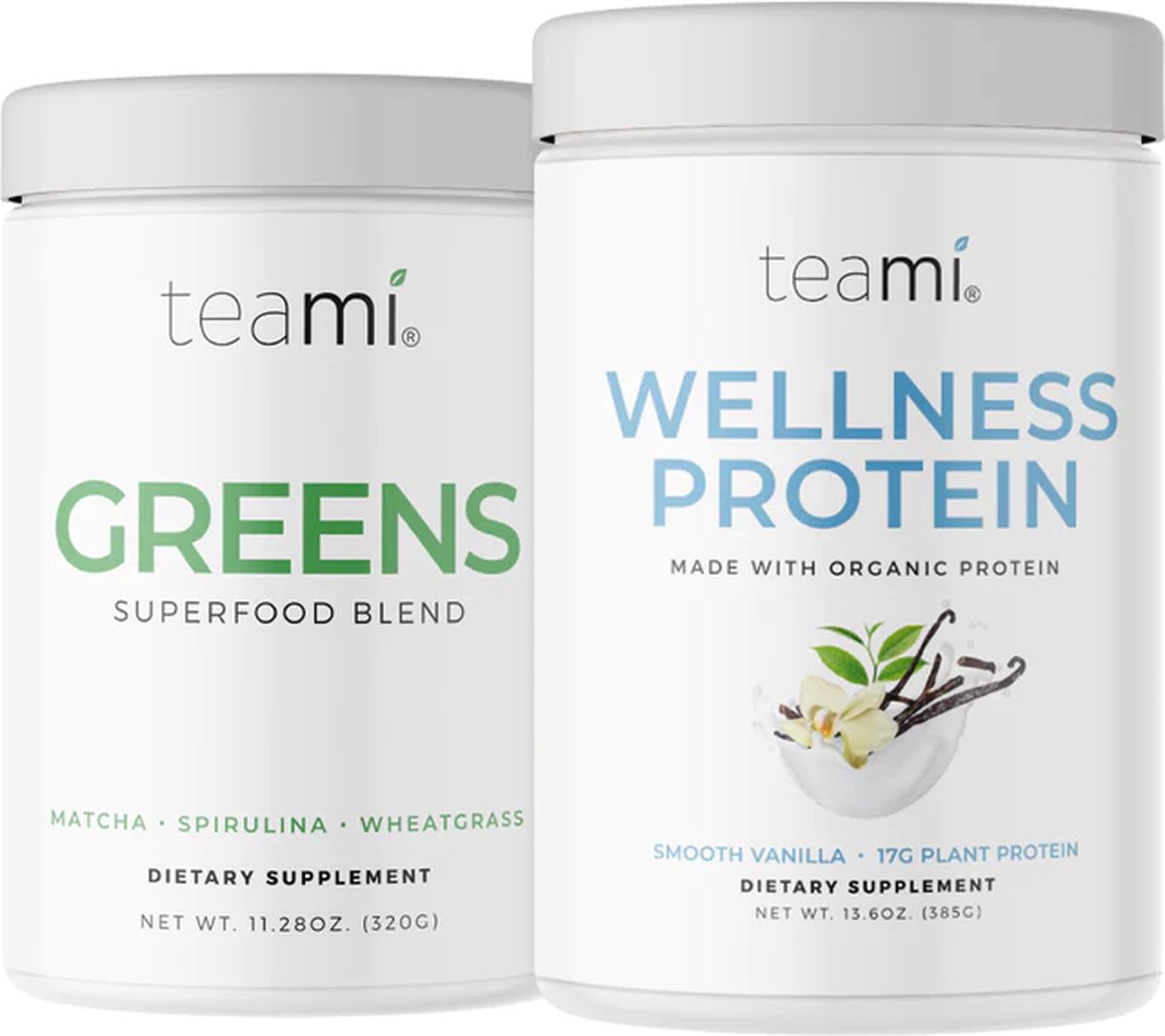 Teami Supplementenpakket - Tweedelig - Wellness Essentials Duo - Voor gezonde levensstijl