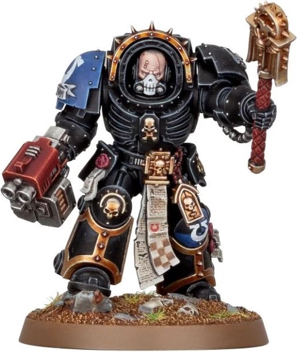 Warhammer - Space Marines Chaplain In Terminator Armour - 48-91