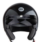 BHR Italia - Jet motor - scooter helm - Kleur: Zwart - Maat: M