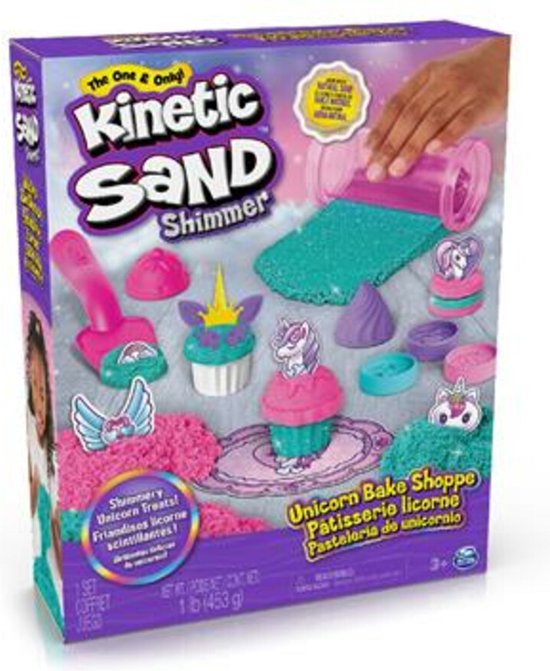 Kinetic Sand SABLE MAGIQUE - COFFRET PATISSERIE LICORNE 453 G