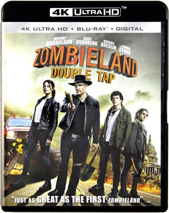 Retour à Zombieland [Blu-Ray 4K]+[Blu-Ray], Abigail Breslin | DVD | bol