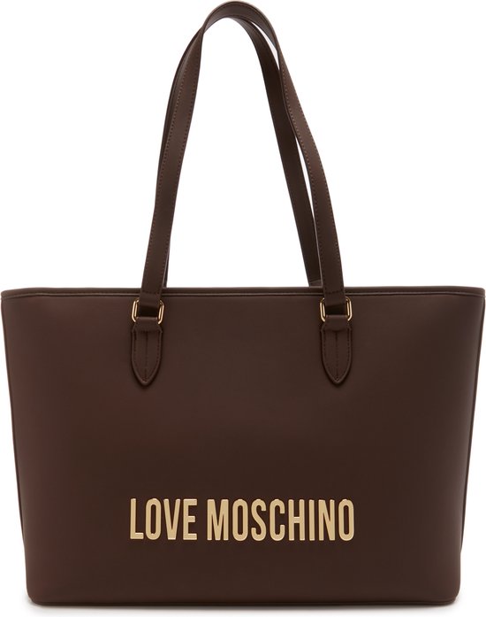 Love Moschino Bold Love Dames Handtas/Schoudertas/Shopper Kunstleer - Bruin