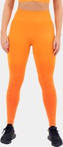 Seamless Ombre Scrunch Leggings - Sunset Orange