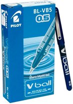 Pilot rouleau encre liquide V- Ball V5, bleu 12 pcs
