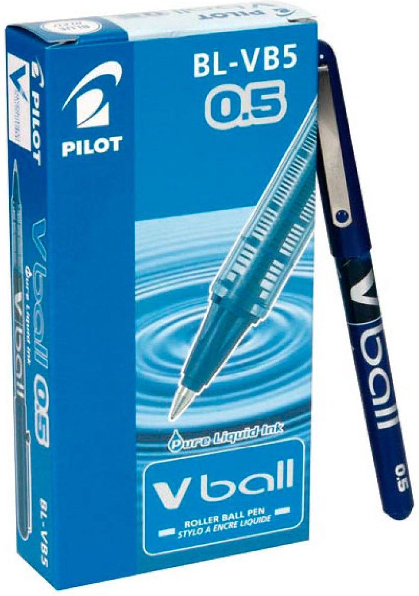 PILOT PEN BLISTER VBALL 0.5 BLUE