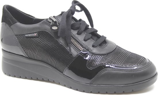 Mephisto, IASMINA 7800 23414 4200 12200, Chaussures à lacets noires pour  femmes largeur H | bol.com
