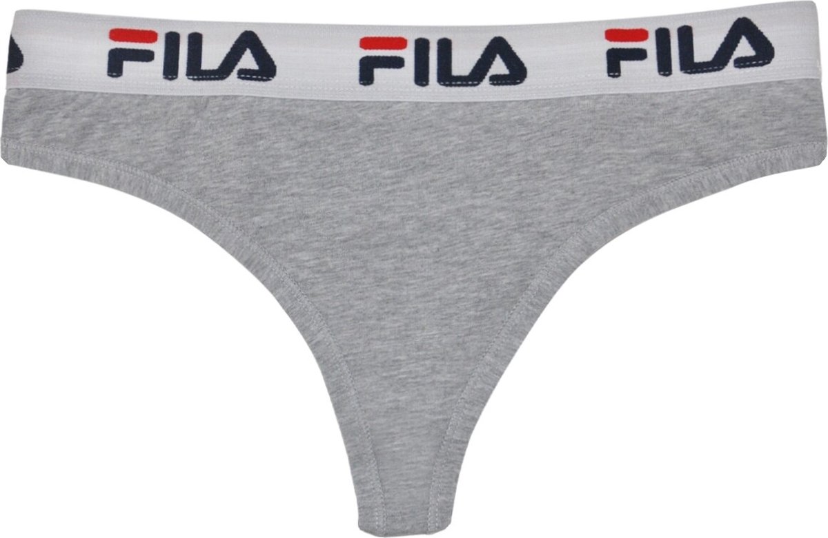 Fila - Woman String Elastic Band - Dames Ondergoed - L - Grijs