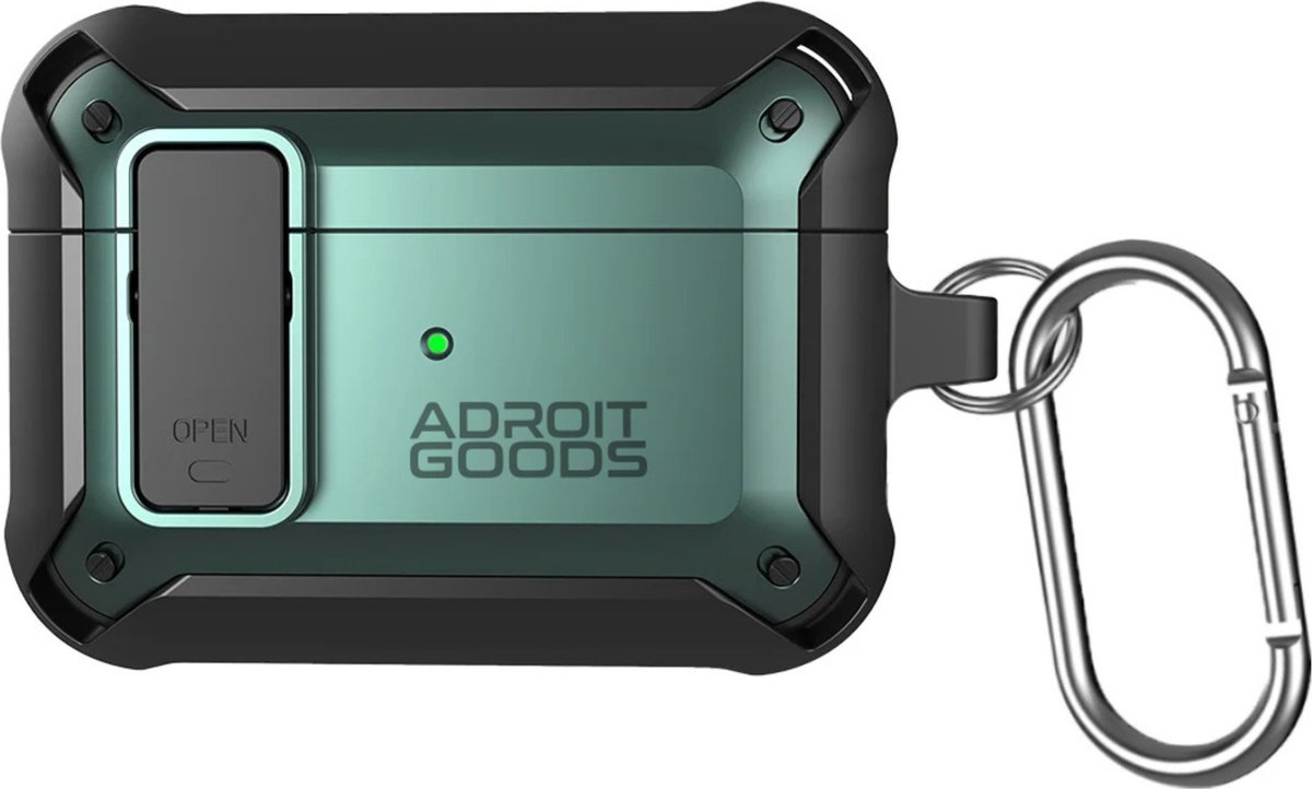 AdroitGoods Armor Case Geschikt Voor Apple AirPods Pro - Cover - Hoesje - Bescherming