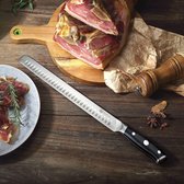 Hammes, vleesmes, 30 cm, keukenmes voor ham, ultrascherp snijmes van 1.4116 Duits roestvrij staal, professioneel vleesmes en brisquemes met ergonomisch G10-handvat