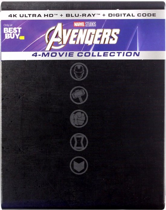 Avengers: 4-Movie Collection [4xBlu-Ray 4K]+[4xBlu-Ray]