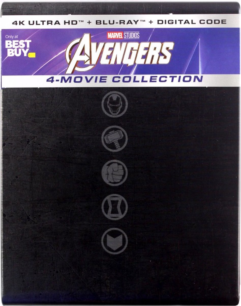 Avengers: 4-Movie Collection [4xBlu-Ray 4K]+[4xBlu-Ray]-