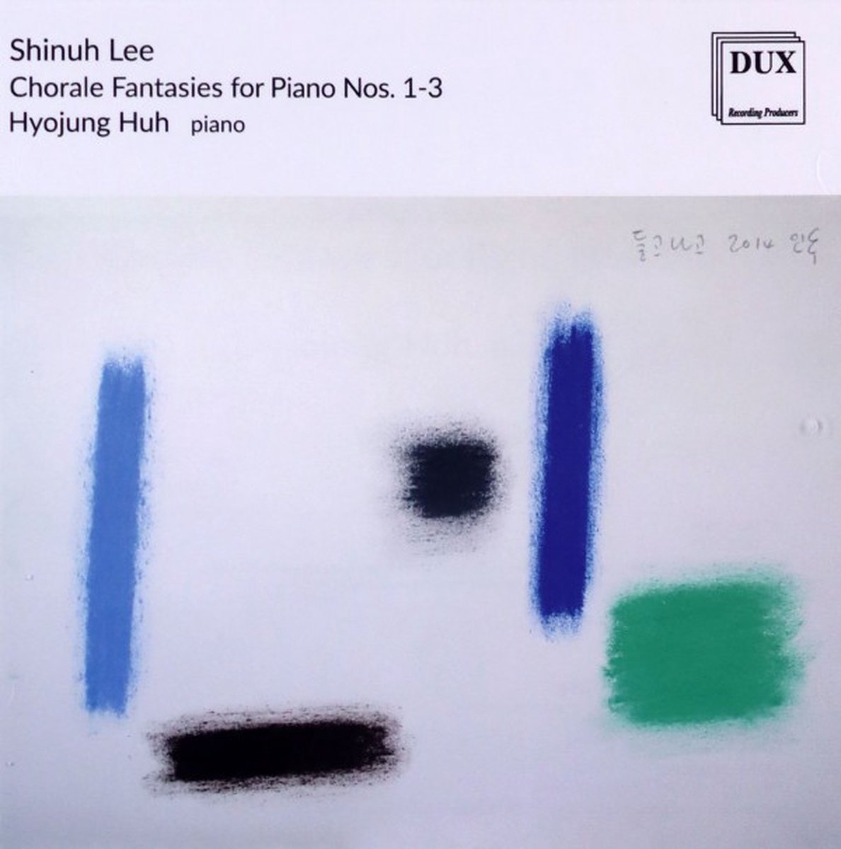 Hyojung Huh: Chorale Fantasies For Piano Nos. 1-3 [CD]