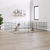 The Living Store Cage Cage pour animaux - 35x35 cm - Zwart