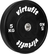 VirtuFit Bumper Plate - Olympische Halterschijf van Rubber - 50 mm - 5 kg