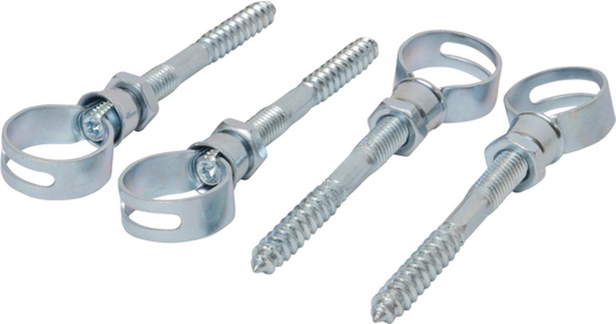 Muurbeugel 22mm 4st