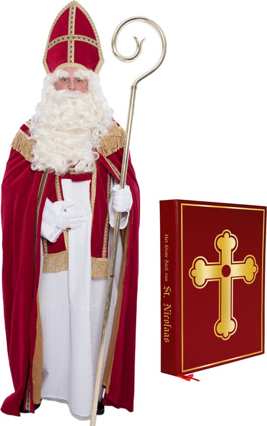 Compleet Sinterklaas kostuum inclusief boek
