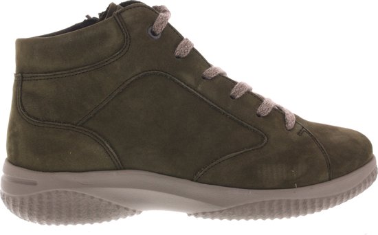 Dames Veterschoenen Hartjes Ethno Boot Olive Olijf - Maat 6