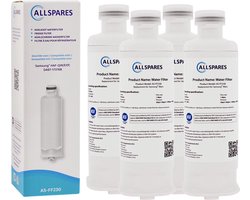 AllSpares Waterfilter voor koelkasten (4x) geschikt voor Samsung DA97-17376B