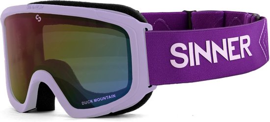 Foto: Sinner duck mountain skibril mat licht paars unisex one size