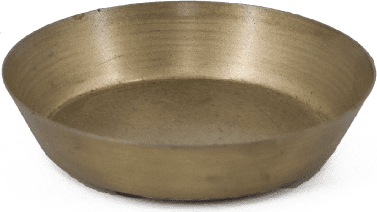 Metalen schaaltje goud