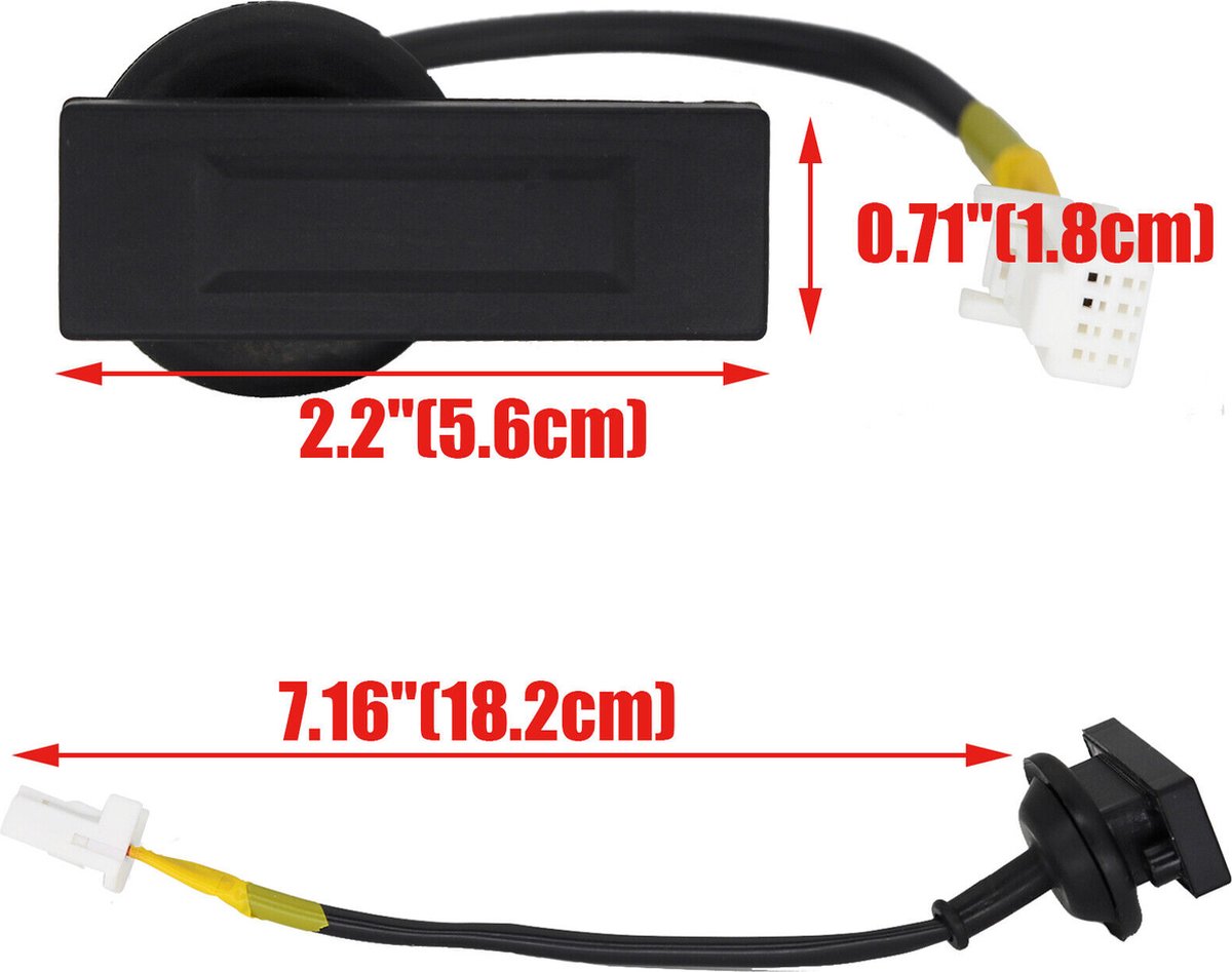 Kratzfester ABS Heckklappen Kofferraum Entriegelungsknopf 81260 1W220, Ersatz Für Kia Picanto TB 20112017 Fur Kia Rio Mk3 20112017 Debuns 82599834