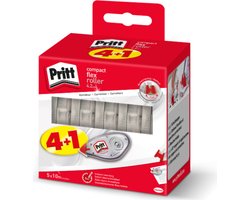 Pritt Compact Correction roller 4.2mm x 10m Value-Pack 4+1