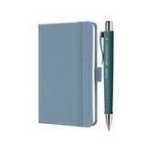 Sigel notitieboek - Jolie - A6 - Powder blue - hardcover - lijn - 174 pagina's - 80 grams - met GRATIS balpen - WS-SI-SY544