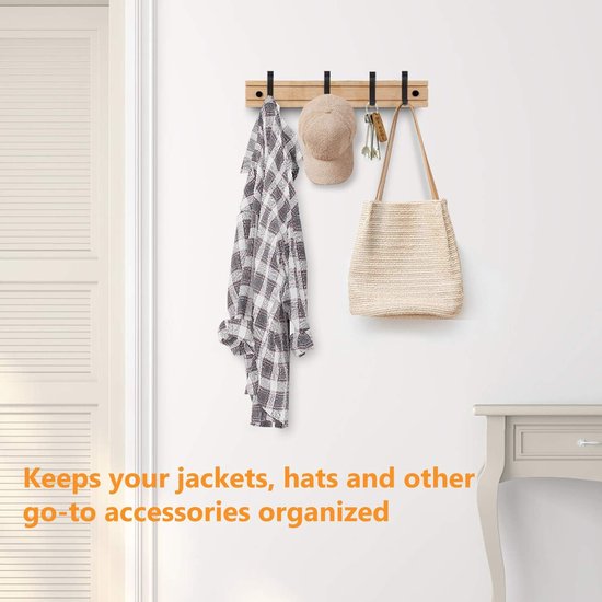 kapstok,mobiel Kledingrek,voor kleding,jassen,hoeden, tassen - Coat Rack Wall - Wall Coat Rack