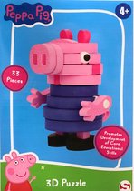 Peppa Pig 3D schuimpuzzel - 33 stukjes
