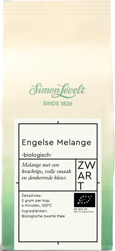 Simon Lévelt - Thee - Engelse Melange bio - 100gram