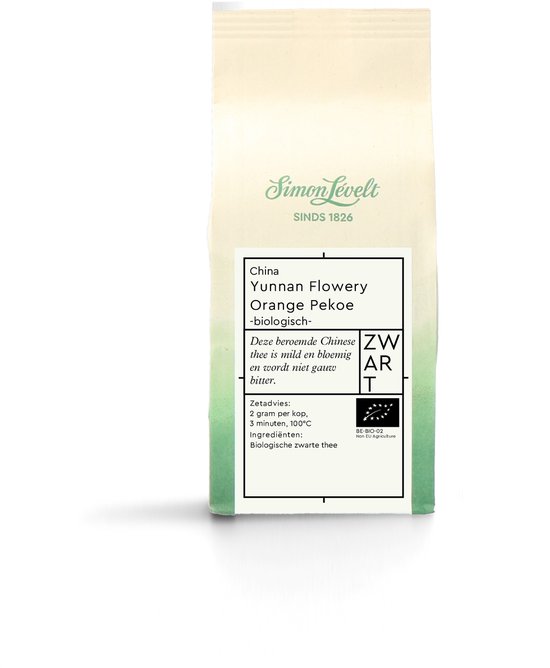 Simon Lévelt - Thee - Yunnan Flowery Orange Pekoe bio - 100gram