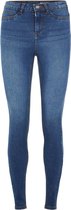 NOISY MAY NMCALLIE HW SKINNY BLUE JEANS NOOS Dames Jeans - Maat W26 X L32
