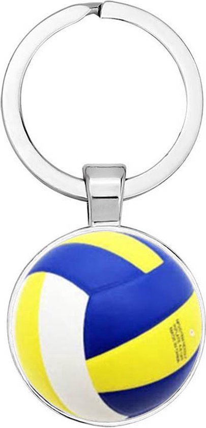 Akyol - Porte-clés Volley-ball - volley-ball - quelqu'un qui joue au volley-ball - sport - sport d'équipe - cadeau - anniversaire - cadeau - cadeau - 2,5 x 2,5 cm