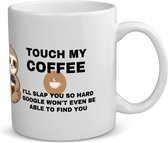 Akyol - koffie mok koffiemok - theemok - Koffie - koffieliefhebber cadeau - leuke cadeau - grappige mok met opdruk - coffee gift - verslaafd aan koffie - collega cadeau - 350 ML inhoud