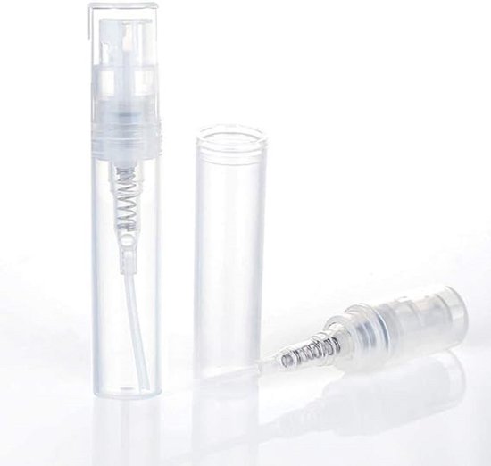 4 Flacons Pulvérisateurs Transparents - Brumisateur Voyage - Neuf Sous Blister