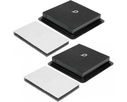 2x Uitblaas en motor filter set geschikt voor Philips 2000 series (XB2022, XB2023, XB2042, XB2062, XB2122, XB2123, XB2125, XB2142) - Vervangt XV1220/01